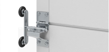 Верхний и боковые роликовые кронштейны с двойными роликами