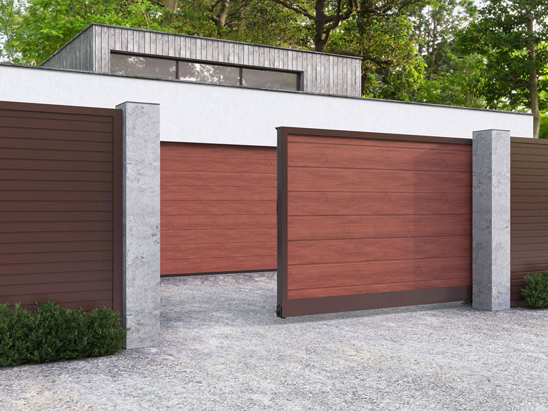 «АЛЮТЕХ» запускает цифровую печать на въездных воротах Prestige