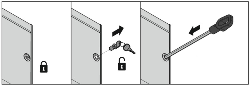 Новый замок блокирующий L-NHK