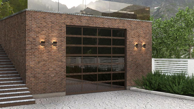 «АЛЮТЕХ» представляет новые возможности для дизайна секционных и панорамных ворот