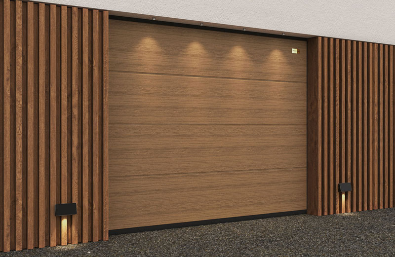 Эстетика древесины: «АЛЮТЕХ» представляет новые принты для цифровой печати на воротах