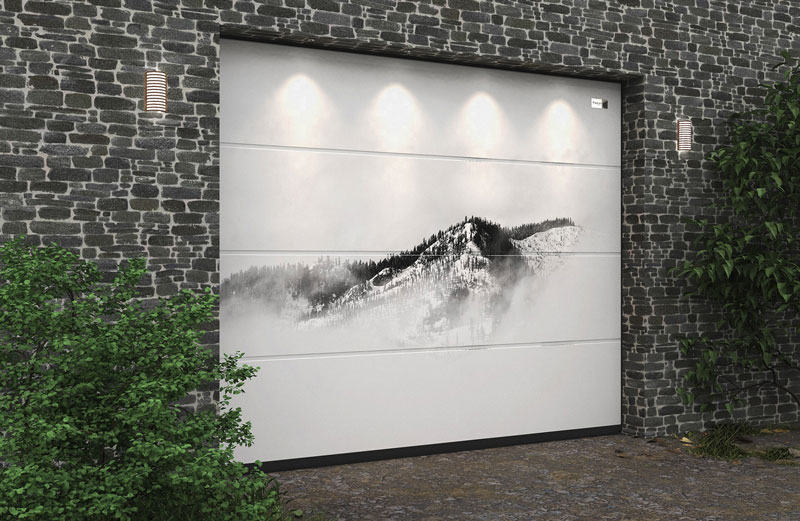 Эстетика древесины: «АЛЮТЕХ» представляет новые принты для цифровой печати на воротах